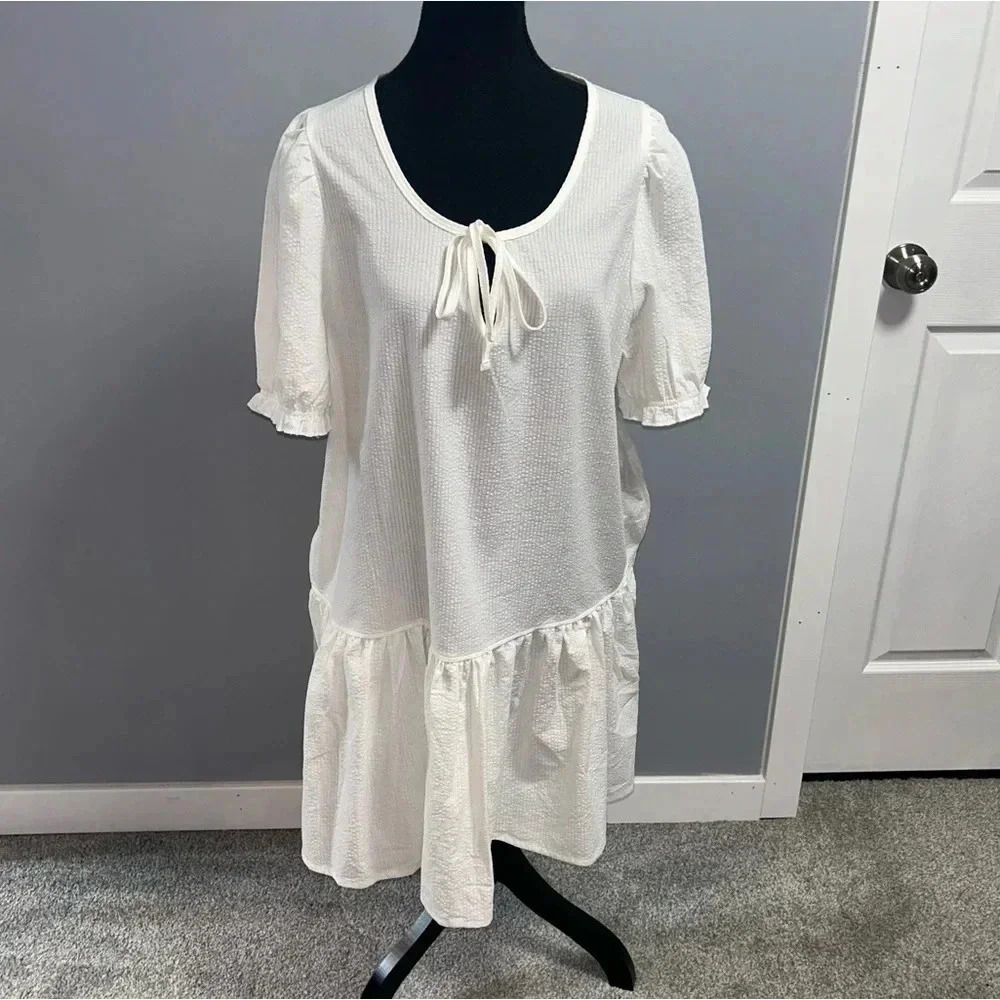 Smash + Tess White Mini Dress